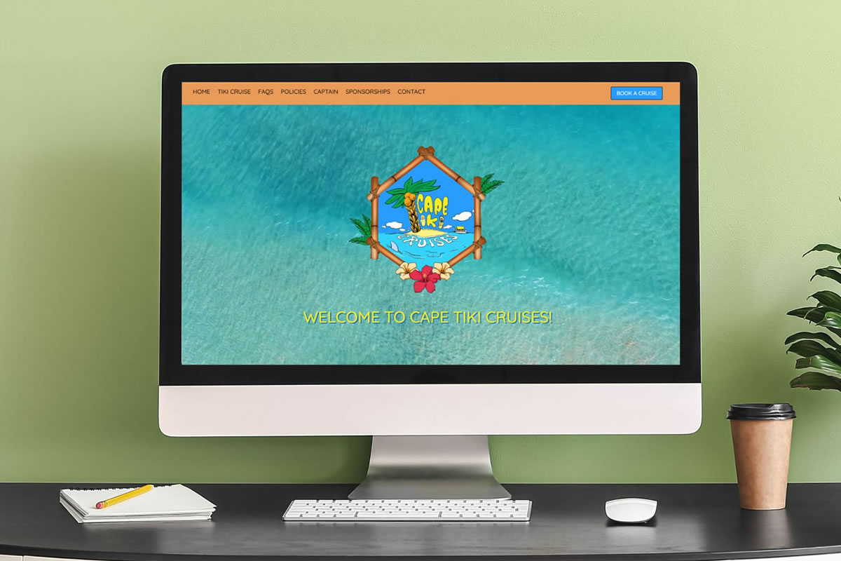 Tiki Cruise Website Design and Build